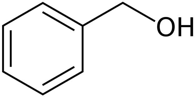 Picture of benzyl alcohol / الکل بنزیل