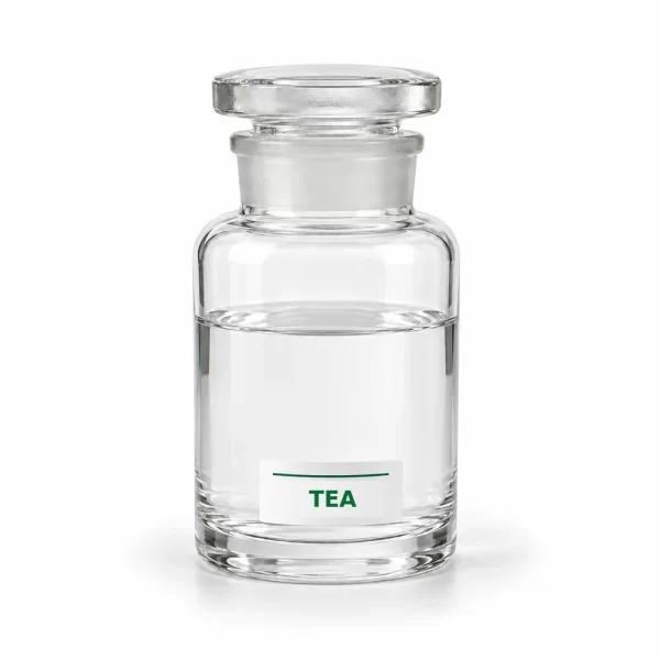 تصویر نمایشی تری‌اتیل‌آمین (TEA) در ظرف نمونه